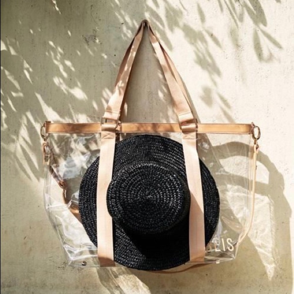 NWT BEIS The Hat Tote clear